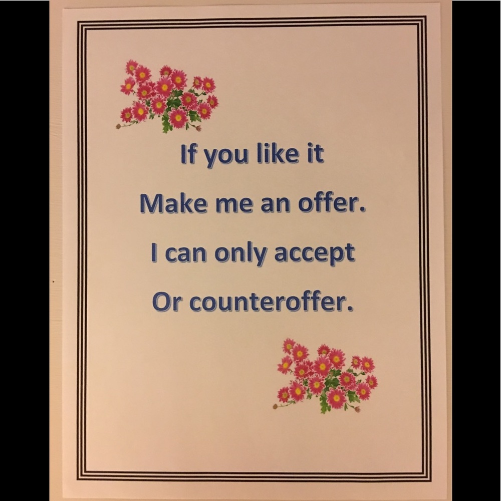 Not for sale